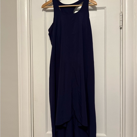 HALARA Blue Sleeveless High-Low Sundress - Picture 3 of 5